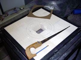 cutting the alumina board