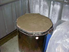 cemented annealer lid