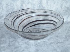 black cane swirl bowl