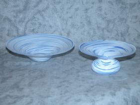 smaller blue swirl bowls