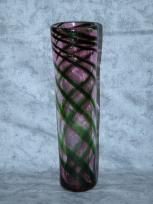 rose and aventurine tall vase